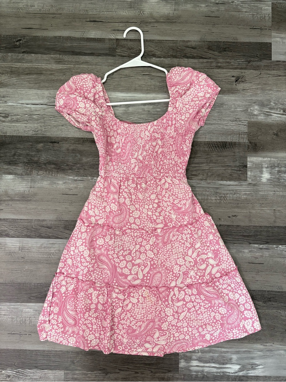 Pink tie Hollister dress